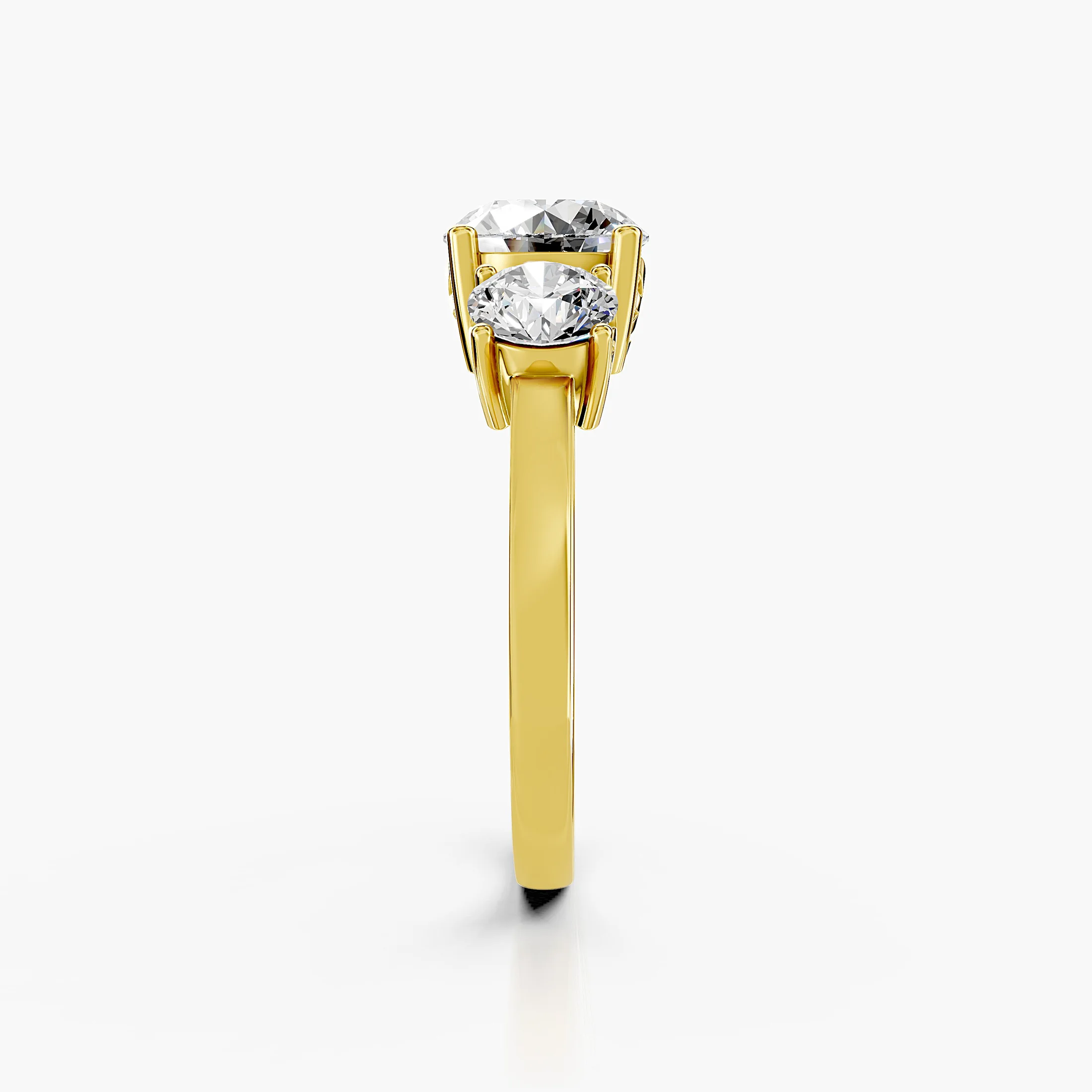 Trivelle Three-Stone Diamond Ring