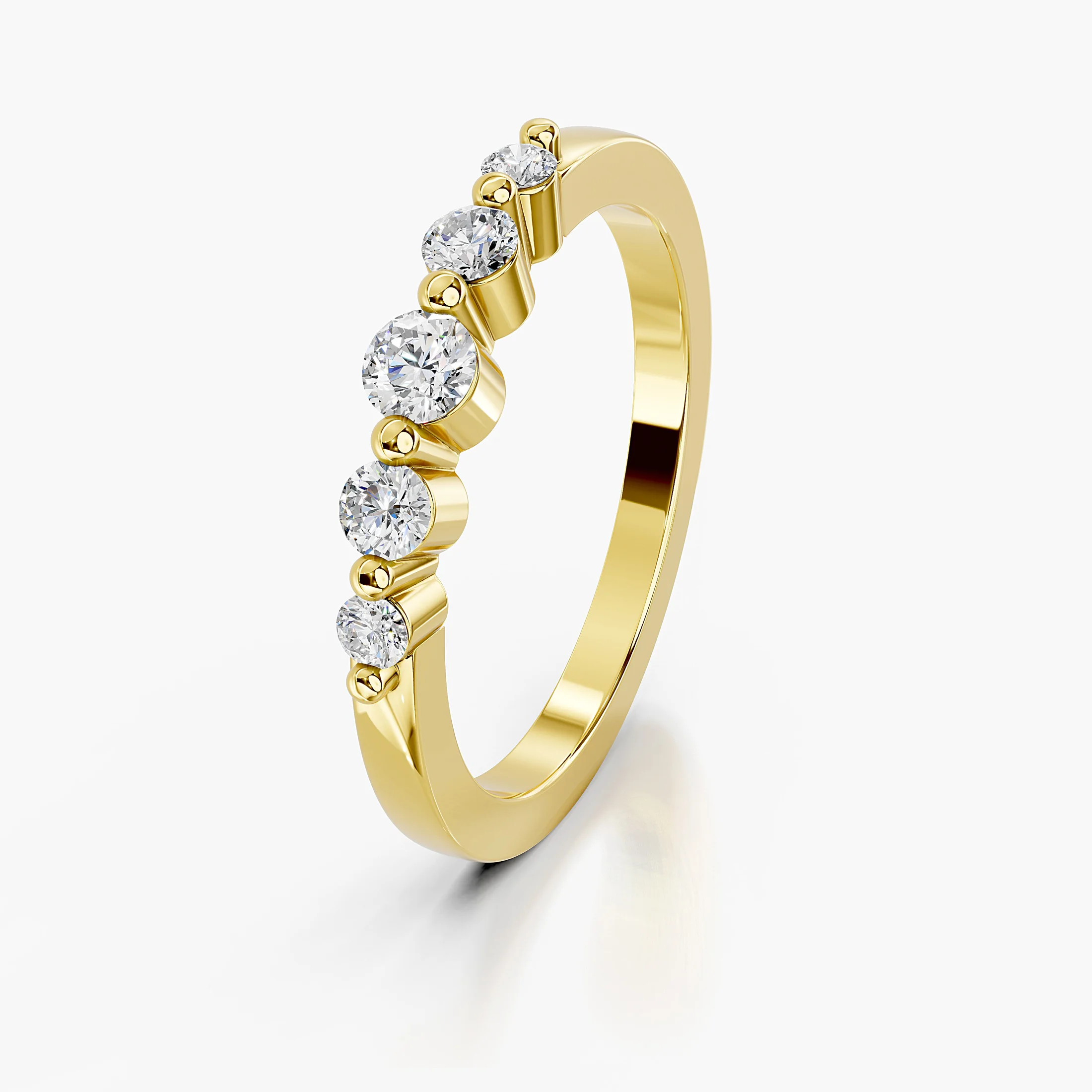 Celesse Graduated Diamond Ring
