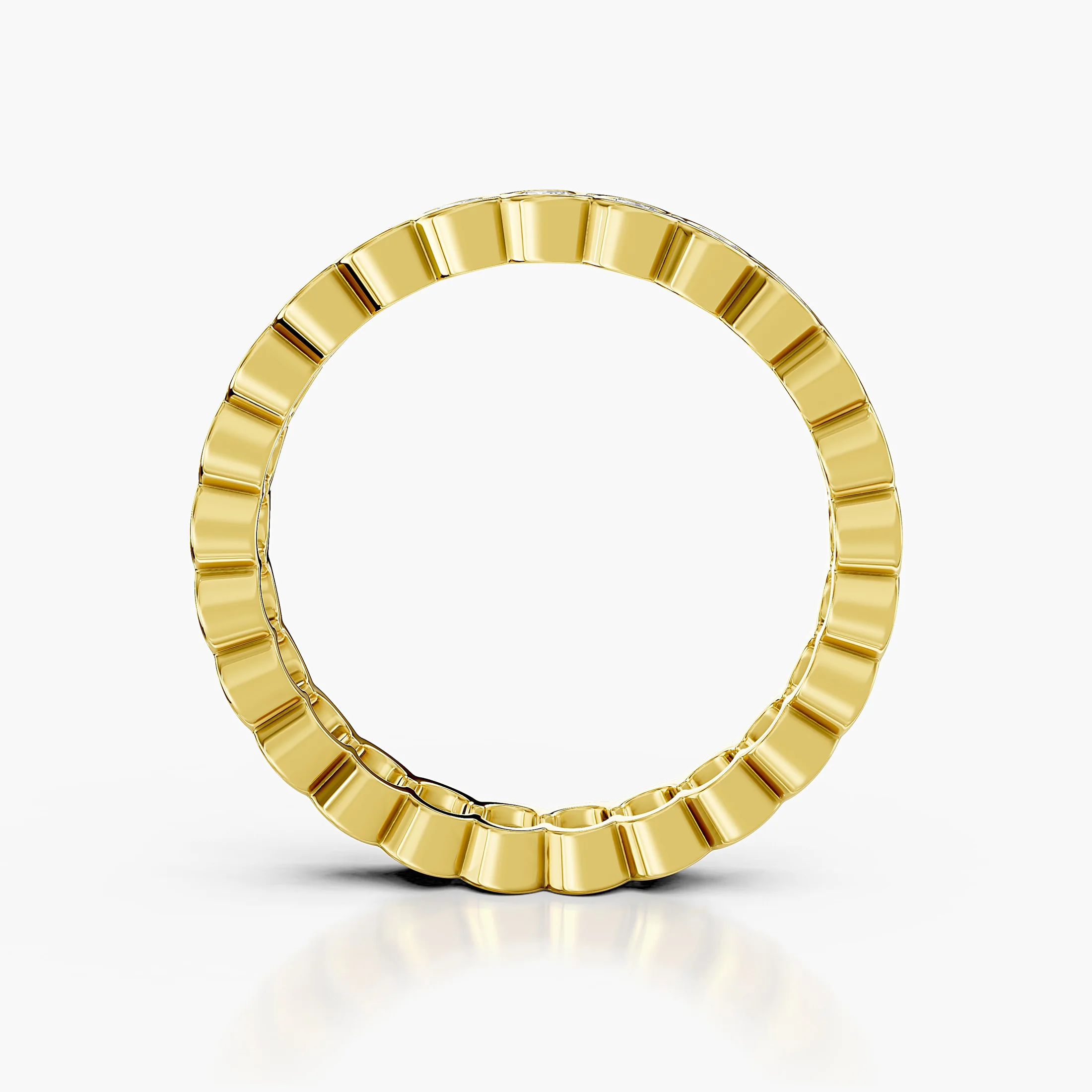 Aurelia Scalloped Diamond Eternity Ring