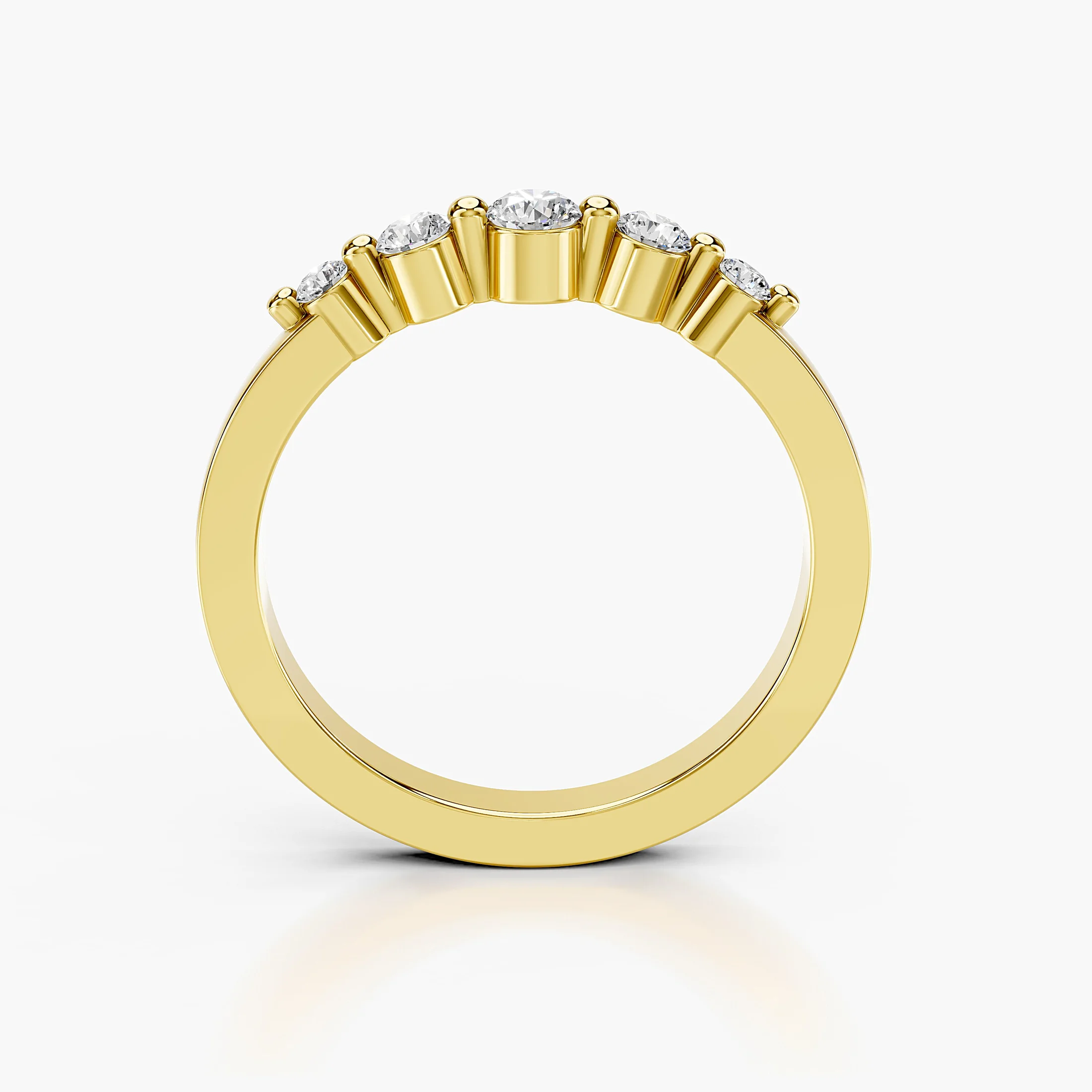 Celesse Graduated Diamond Ring